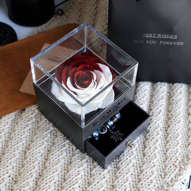 Eternal Flower Rose Jewelry Box - Here 4 you