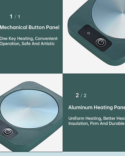 Electric Tea Water Heating Pad Constant Temperature Coffee Mug Heating Coaster Lightweight Water Pad Heater Safe For Home Office