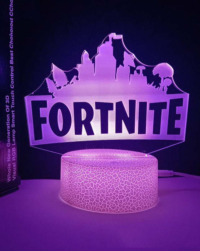 Usb Plug-in Remote Control 3D Ambient Night Light - Here 4 you