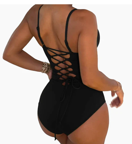 Large Size Summer Bikini Backless Swimsuit for women - Here 4 you