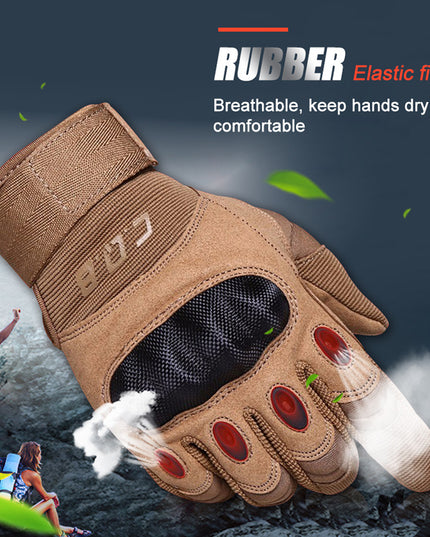 Tactical Gloves Army Military Men Gym Fitness Riding Half Finger Rubber Knuckle Protective Gear Male Tactical Gloves