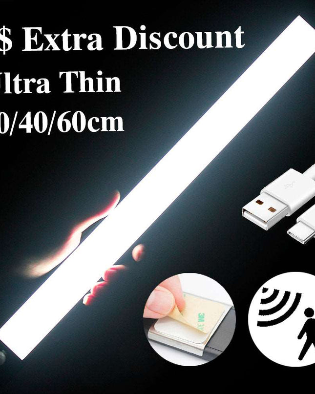 Motion Sensor LED USB Rechargeable Lamps - Here 4 you