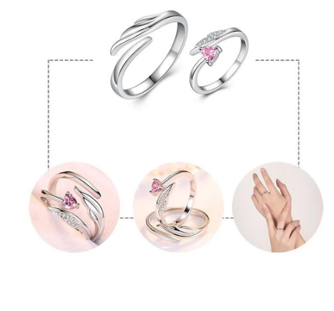Valentine's Day Gift Elegant Heart Diamond - Here 4 you