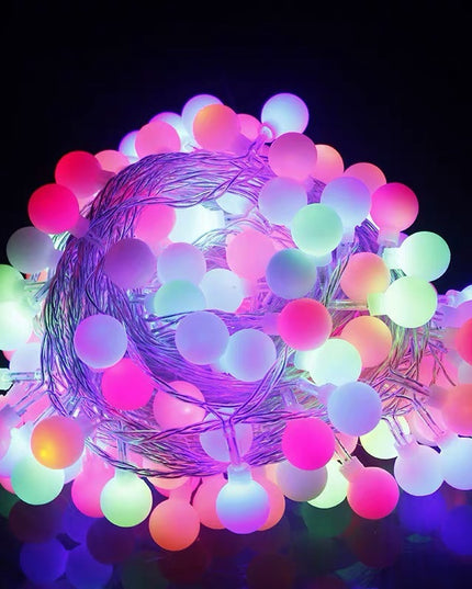 LED USB Remote Control Battery Small Ball Lights Christmas Home Decor