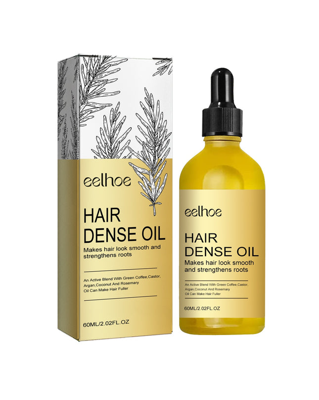 EELHOE Rosemary Hair Treatment Oil Scalp Cleansing Conditioning Volumizing Smoothing Repair Dry Frizzy Hair Conditioning Hair Treatment Oil