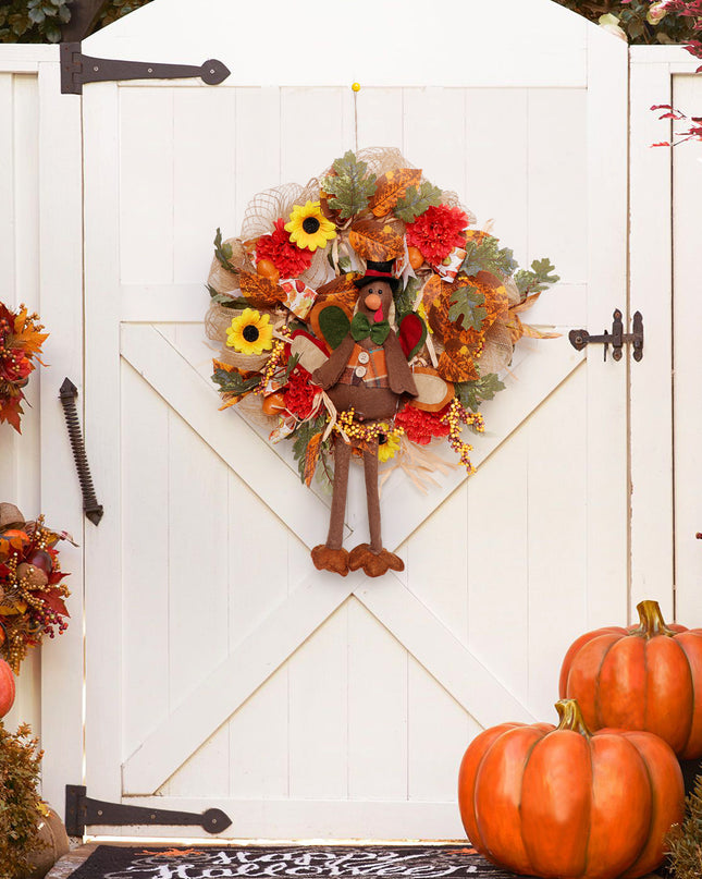 Thanksgiving Decor Luminous Wreath