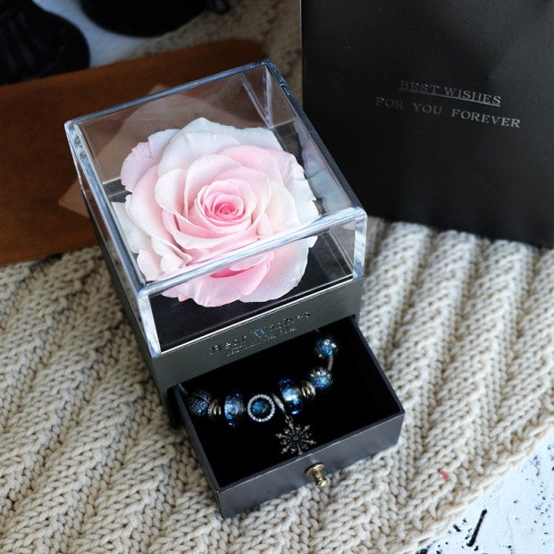 Eternal Flower Rose Jewelry Box - Here 4 you