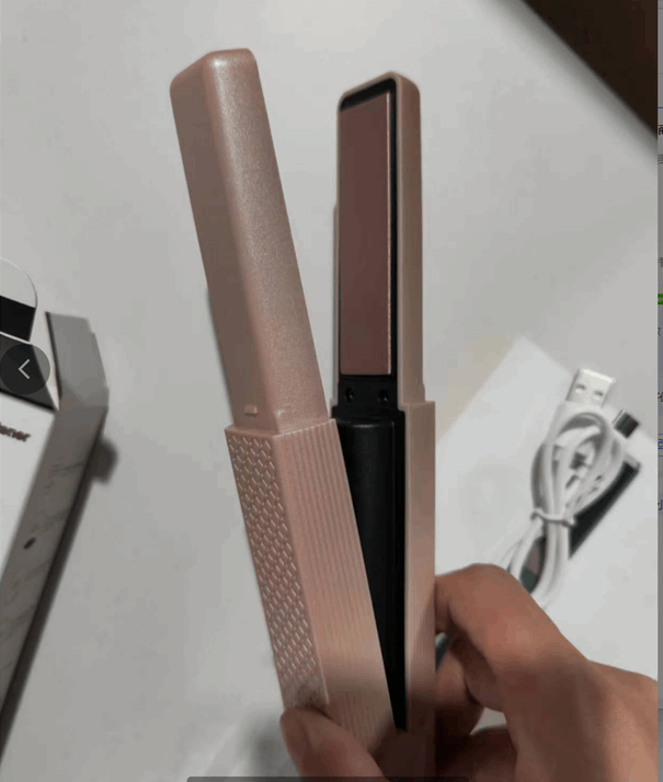 Cordless USB Mini Ceramic Hair Straightener - Here 4 you