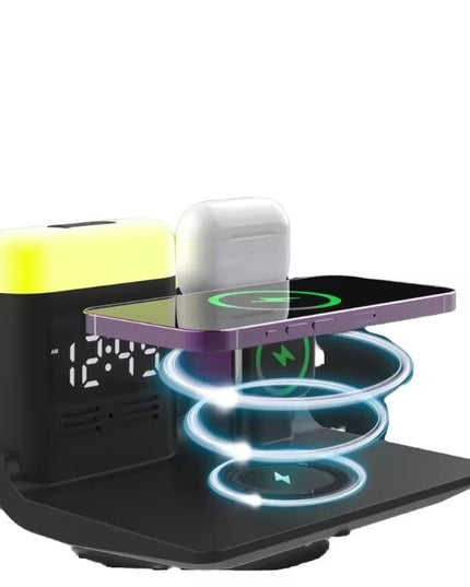 5 In 1 Multifunctional LED Light Mobile Phone Charging Station New Products For Multiple Devices Adapted For Chargers Adapters
