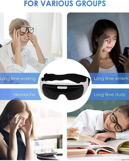 Eye Massager For Migraines And Relaxation - Professional Eye Care Machine Ideal Birthday And Christmas Gift For Family And Friends