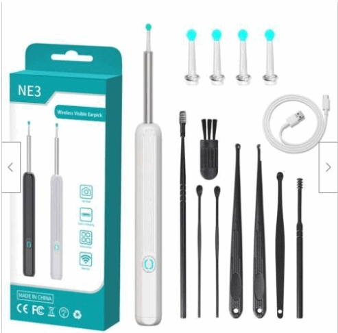 NE3 Wireless Ear Cleaner with Camera LED light - Here 4 you