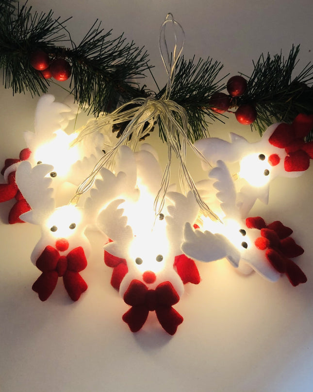 Christmas Decoration Snowman LED String Lights Garland Xmas Fairy Lights Decor For Home Navidad Christmas