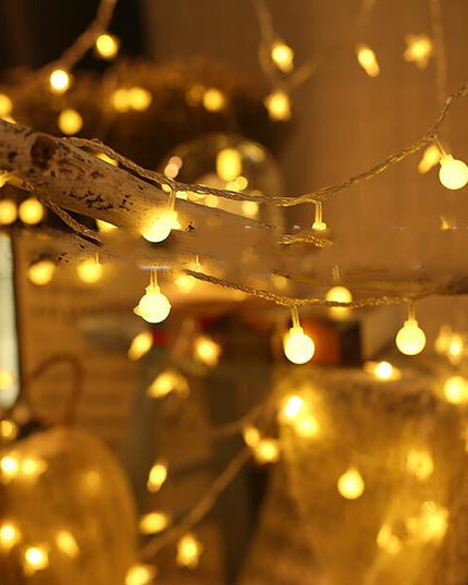 LED USB Remote Control Battery Small Ball Lights Christmas Home Decor
