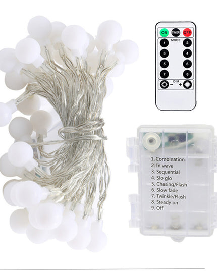 LED USB Remote Control Battery Small Ball Lights Christmas Home Decor