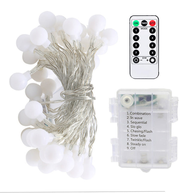 LED USB Remote Control Battery Small Ball Lights Christmas Home Decor