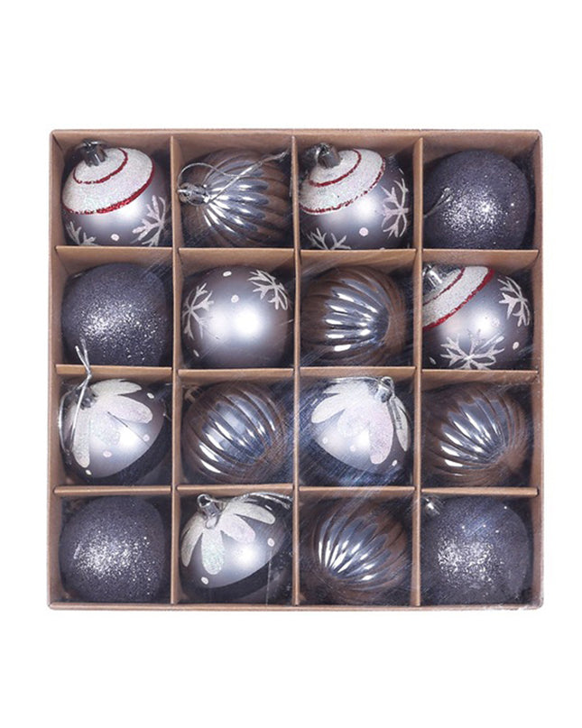 Christmas Tree Decorations Xmas Ornaments Red Gold Silver Blue