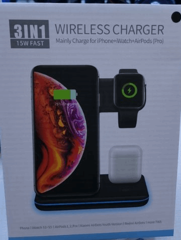 3 In 1 Compatible Wireless Mobile Phone Charger - Here 4 you