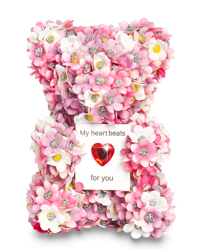 Valentine's Day Artificial Rose Bear Handmade Gift