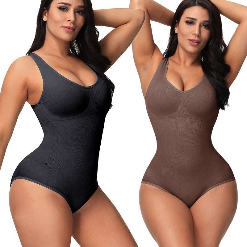 European And American Corset Women's Seamless One-piece Bodysuit - Here 4 you