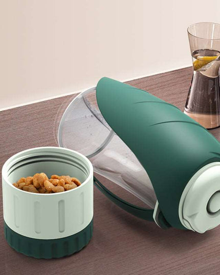 2 In 1 Foldable Multifunction Pet Dog Water Bottle - Here 4 you