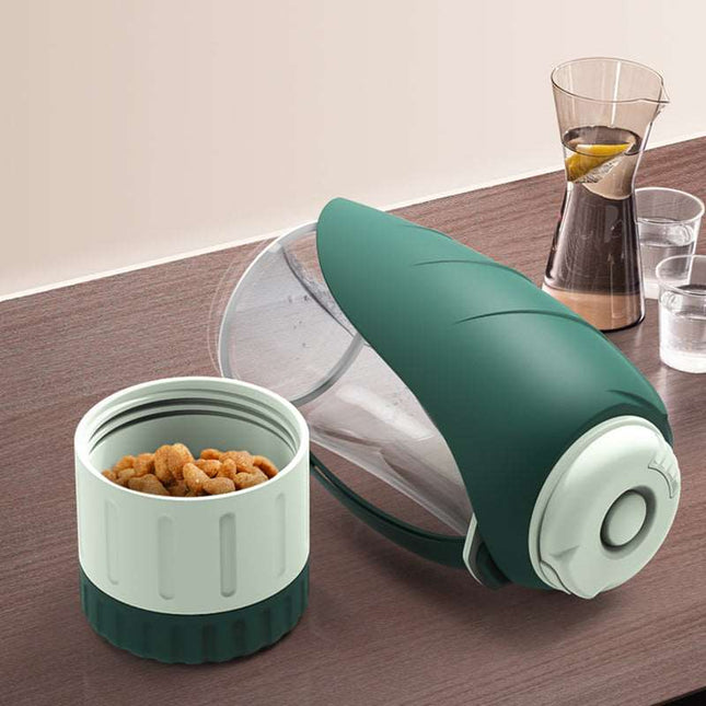 2 In 1 Foldable Multifunction Pet Dog Water Bottle - Here 4 you