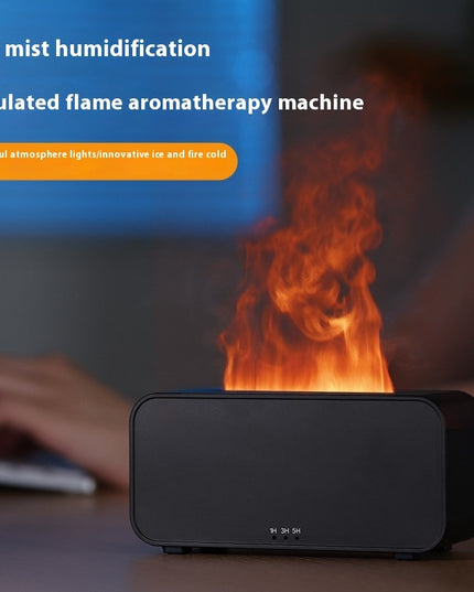 Timing Simulation Aroma Diffuser Usb Household Flame Humidifier  Aromatherapy Machine Spray Air Flame Humidifier Diffuser