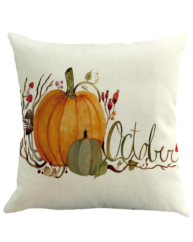 Thanksgiving cushion pillow case