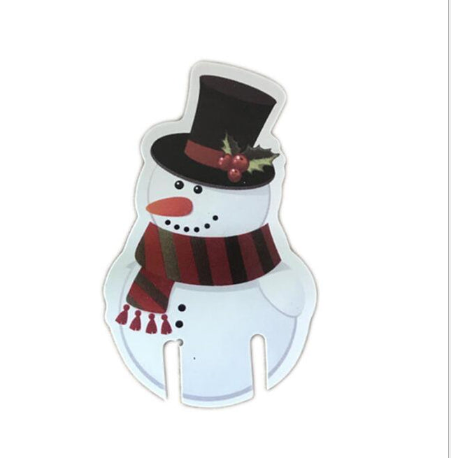 10PcsLot Paper Red Christmas Hat Wine Champagne Tipple Cup Card Christmas Party Table Decor DIY Decorations