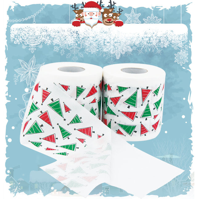 Christmas Toilet Paper Santa Claus Bath Toilet Paper