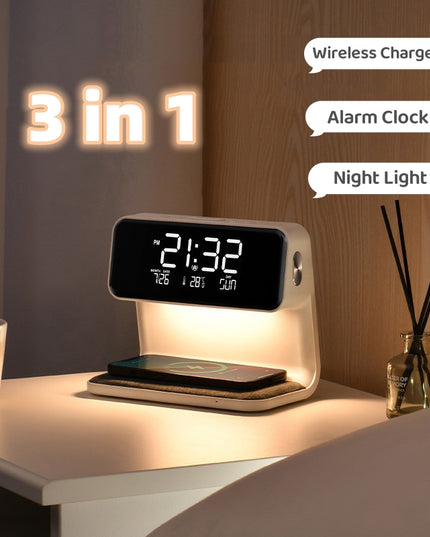 3 In 1 Wireless Charging Bedside Lamp - Here 4 you
