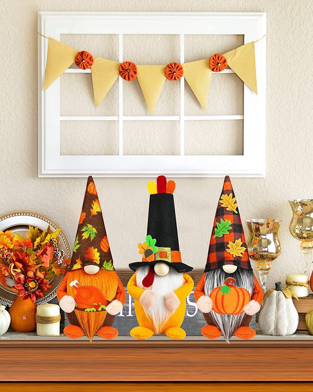 Thanksgiving Plush Decorative Doll