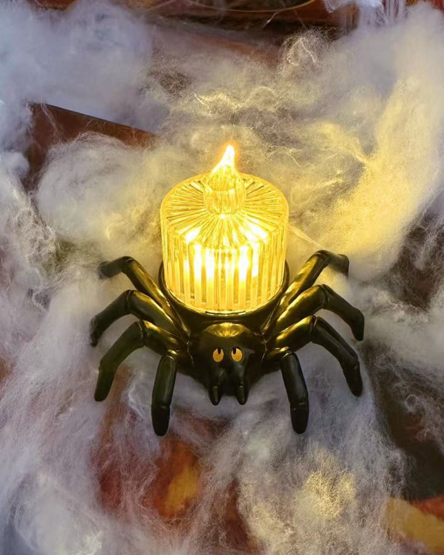 Halloween Decoration Spider Night Lights Party Supplies Decoration Props Bar, Haunted House, Horror Party Accessories