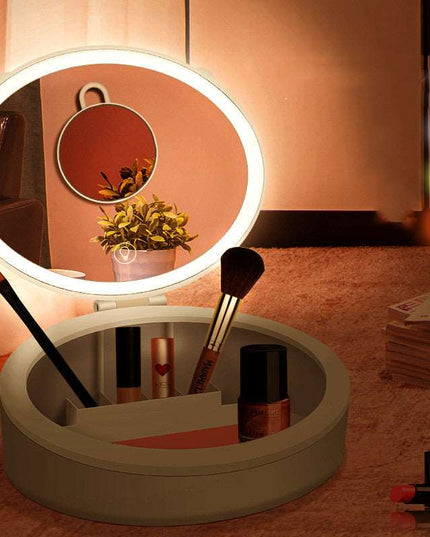Girls LED Makeup Mirror Desktop - Here 4 you