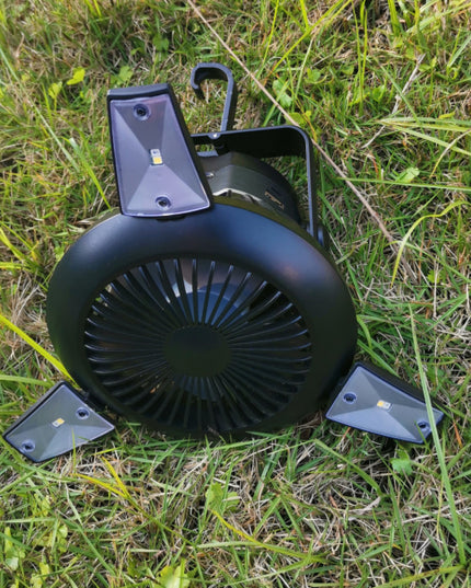USB Foldable Solar Camping Light and Fan - Here 4 you