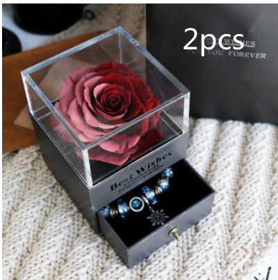 Eternal Flower Rose Jewelry Box - Here 4 you