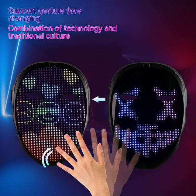 Halloween LED Luminous Face Masks - Here 4 you