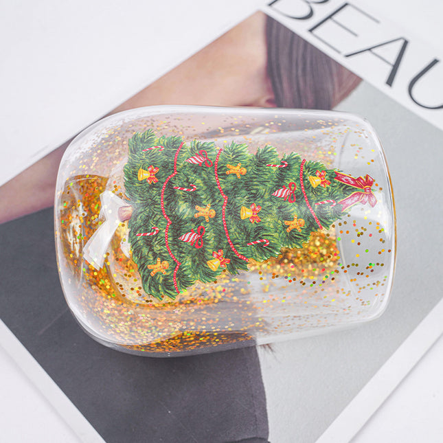 Christmas Glass Cup