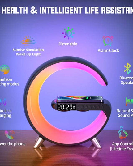 2023 G Shape LED Lamp Bluetooth speaker - Here 4 you