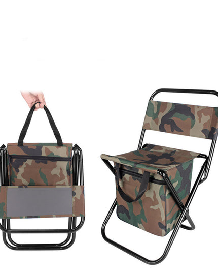 Outdoor Folding Fishing Chair Art Student Stool Portable Bac