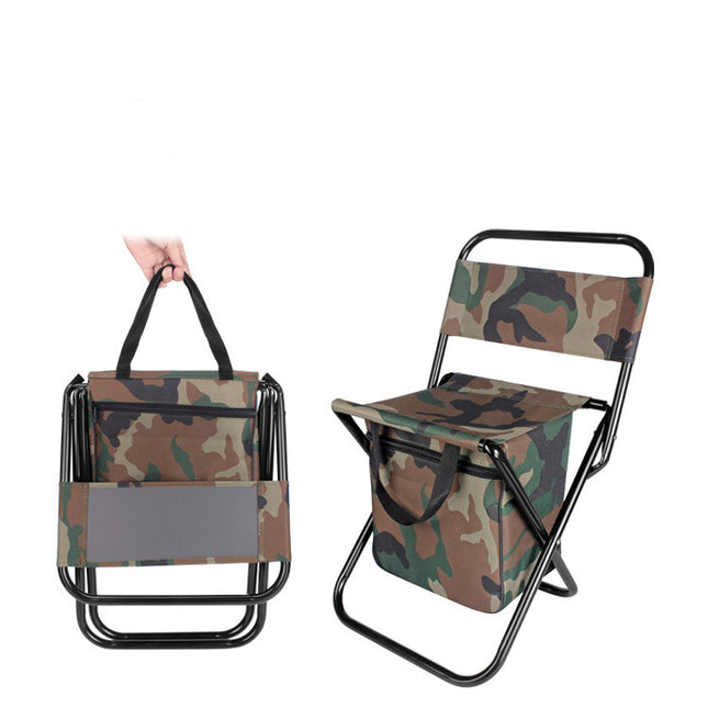 Outdoor Folding Fishing Chair Art Student Stool Portable Bac