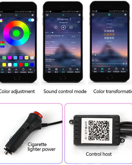 Car Interior Optic Ambient Light - Here 4 you