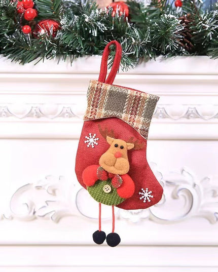 Christmas Decorations Christmas Stocking Pendant Christmas Stocking Gift Bag Hanging Piece