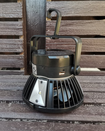 USB Foldable Solar Camping Light and Fan - Here 4 you