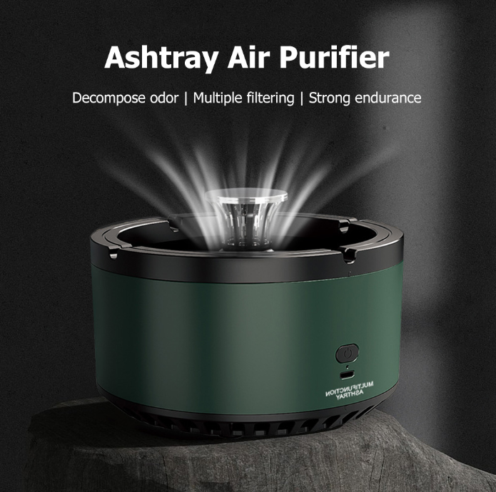 Fashion New Intelligent Induction Ashtray Air Purifier