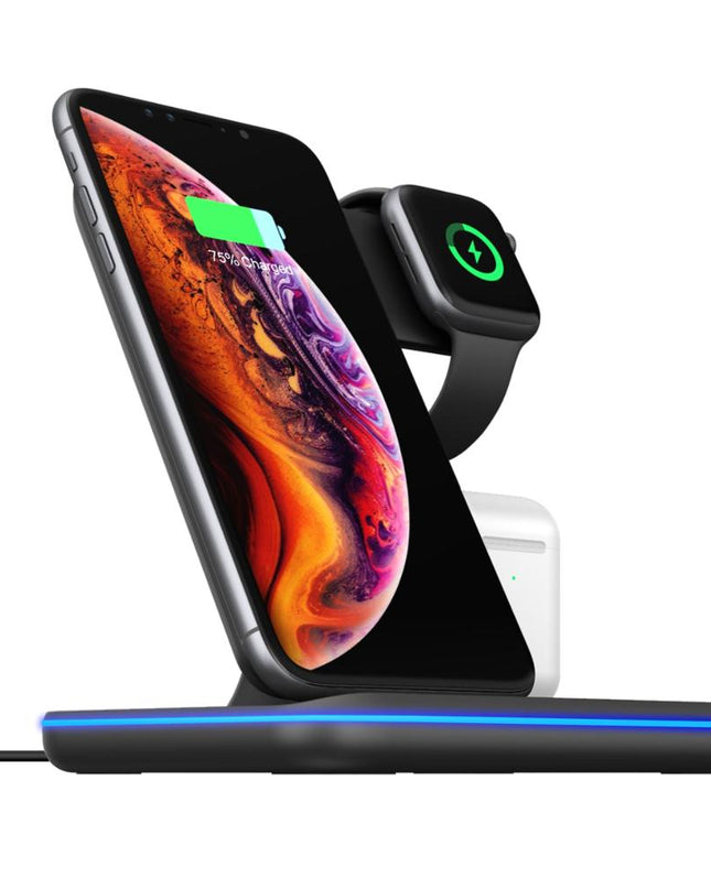 3 In 1 Compatible Wireless Mobile Phone Charger - Here 4 you