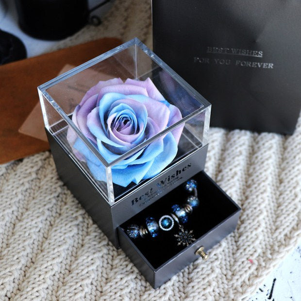 Eternal Flower Rose Jewelry Box - Here 4 you