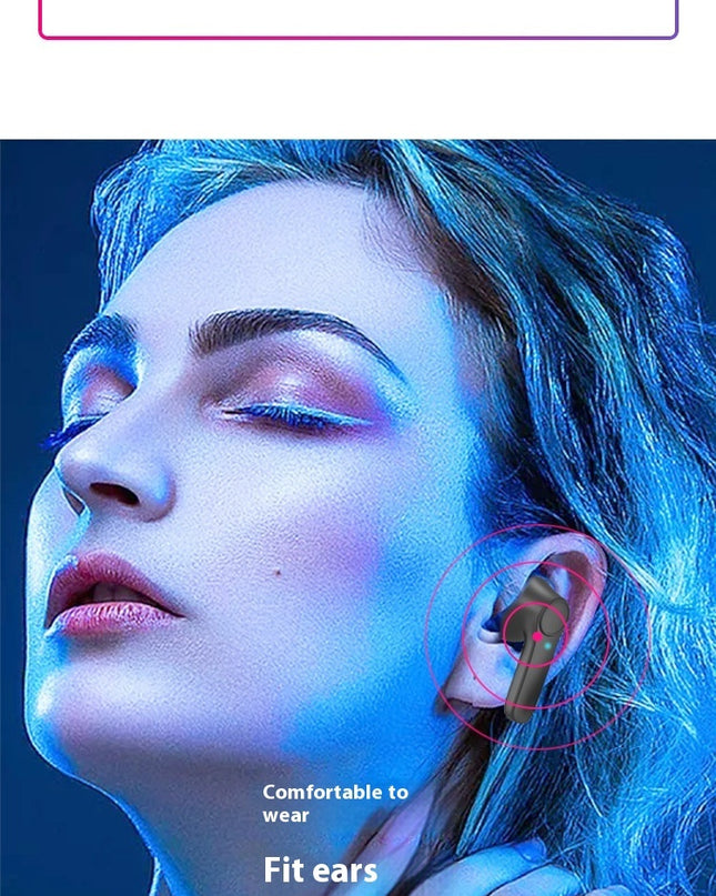 Wireless Bluetooth-compatible Translation Headphones Portable In-ear Translator
