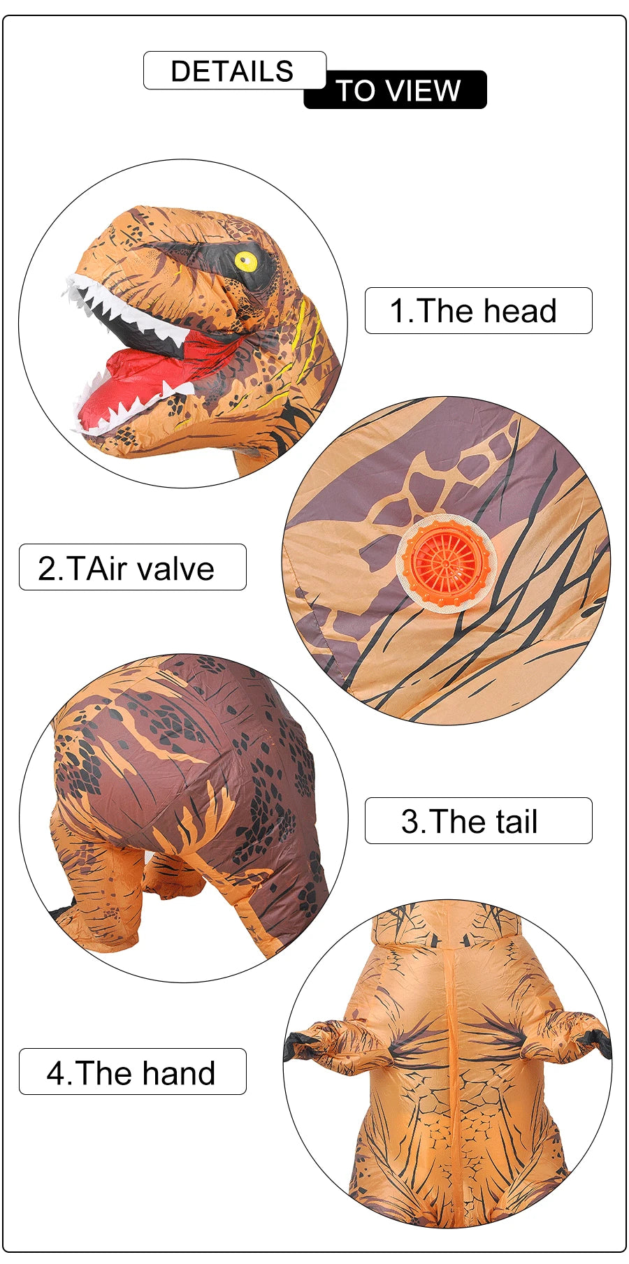 T-Rex Inflatable Dinosaur Costume™