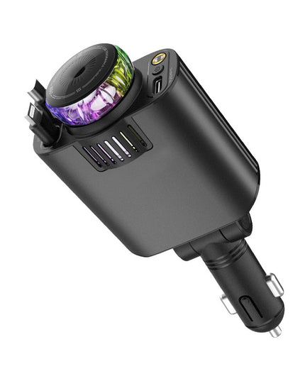 Multifunctional Purple Light Car Phone Charger