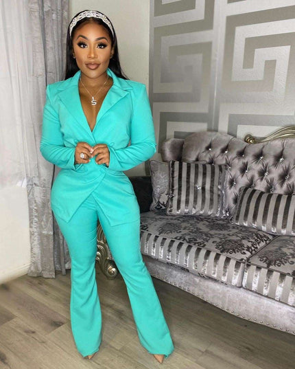 Fashion Casual Solid Color Suit - Here 4 you